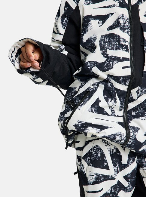 スノーボード ウェア バートン BURTON Hillslope Jacket City Streets / True Black キッズ 25-26 送料無料 日本正規品 予約商品 店頭受け取り可能