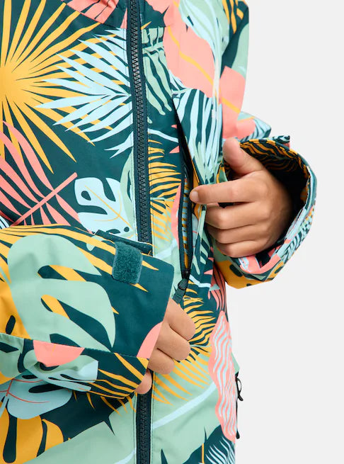 スノーボード ウェア バートン BURTON Hillslope Jacket Oversized Tropical キッズ 25-26 送料無料 日本正規品 予約商品 店頭受け取り可能