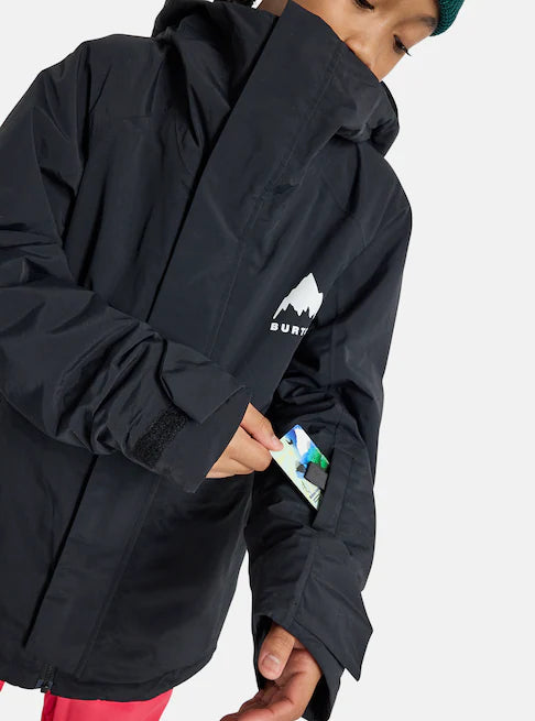 スノーボード ウェア バートン BURTON Skimmer Jacket True Black キッズ 25-26 送料無料 日本正規品 予約商品 店頭受け取り可能