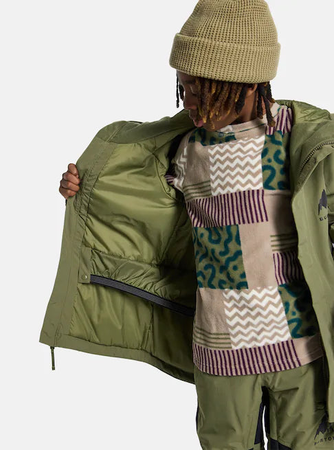 スノーボード ウェア バートン BURTON Skimmer Jacket Forest Moss キッズ 25-26 送料無料 日本正規品 予約商品 店頭受け取り可能