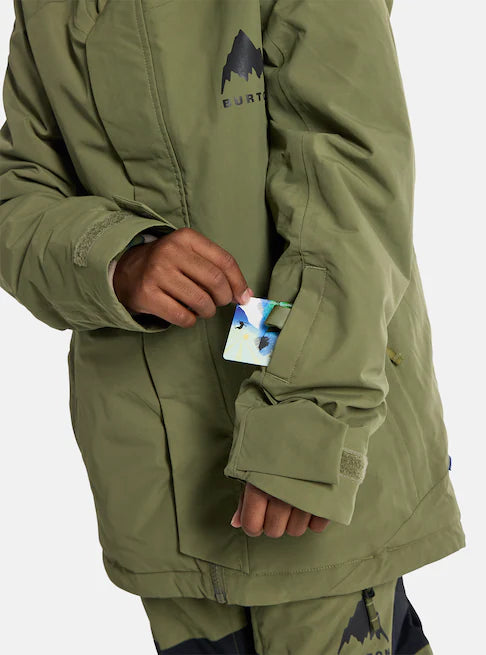 スノーボード ウェア バートン BURTON Skimmer Jacket Forest Moss キッズ 25-26 送料無料 日本正規品 予約商品 店頭受け取り可能