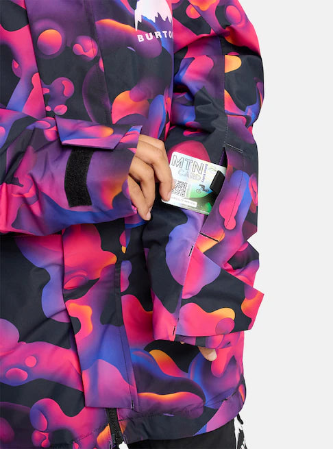スノーボード ウェア バートン BURTON Skimmer Jacket Lava Lamp キッズ 25-26 送料無料 日本正規品 予約商品 店頭受け取り可能