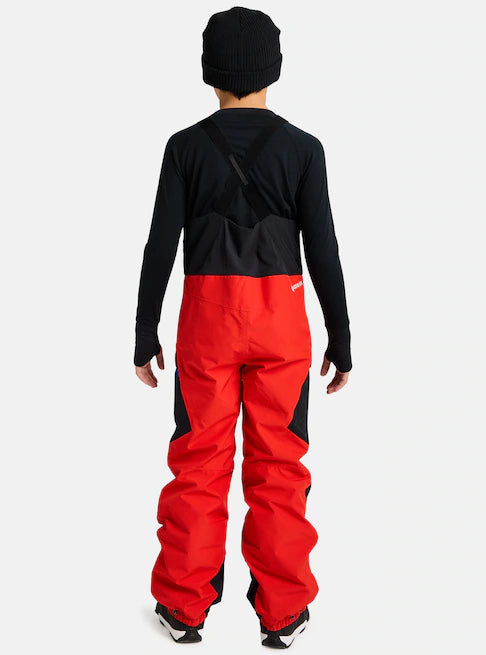 スノーボード ウェア バートン BURTON Powline GORE-TEX 2L Bib Pants Flame Scarlet / True Black キッズ 25-26 送料無料 日本正規品 予約商品 店頭受け取り可能