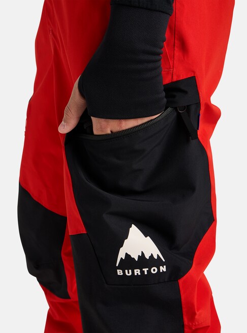スノーボード ウェア バートン BURTON Powline GORE-TEX 2L Bib Pants Flame Scarlet / True Black キッズ 25-26 送料無料 日本正規品 予約商品 店頭受け取り可能