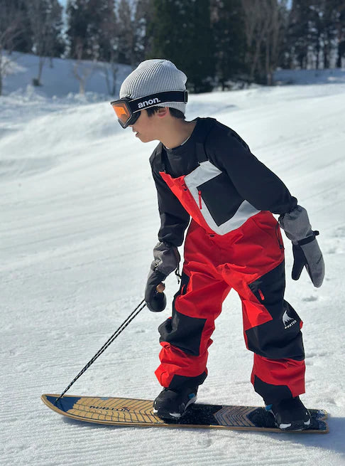 スノーボード ウェア バートン BURTON Powline GORE-TEX 2L Bib Pants Flame Scarlet / True Black キッズ 25-26 送料無料 日本正規品 予約商品 店頭受け取り可能