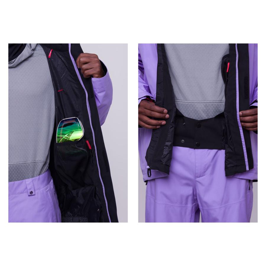 686 ロクハチロク MEN'S GORE-TEX CORE SHELL JACKET Violet 23-24 スノーボード ウェア