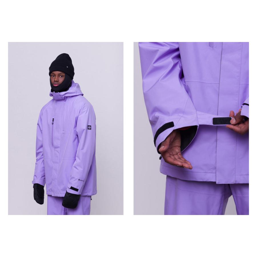 686 ロクハチロク MEN'S GORE-TEX CORE SHELL JACKET Violet 23-24 スノーボード ウェア