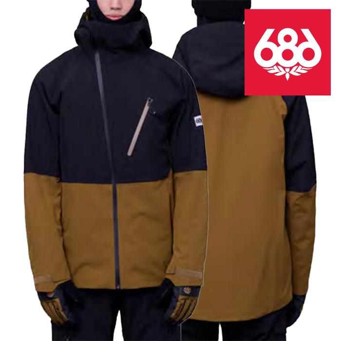 686 ロクハチロク MEN'S HYDRA THERMAGRAPHJACKET Black Colorblock 23-24 スノーボード ウェア