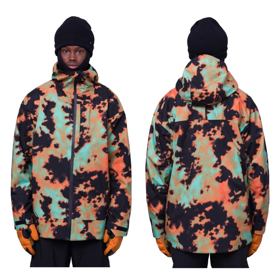686 ロクハチロク MEN'S GATEWAY SHELL JACKET Orange Nebula 23-24 スノーボード ウェア
