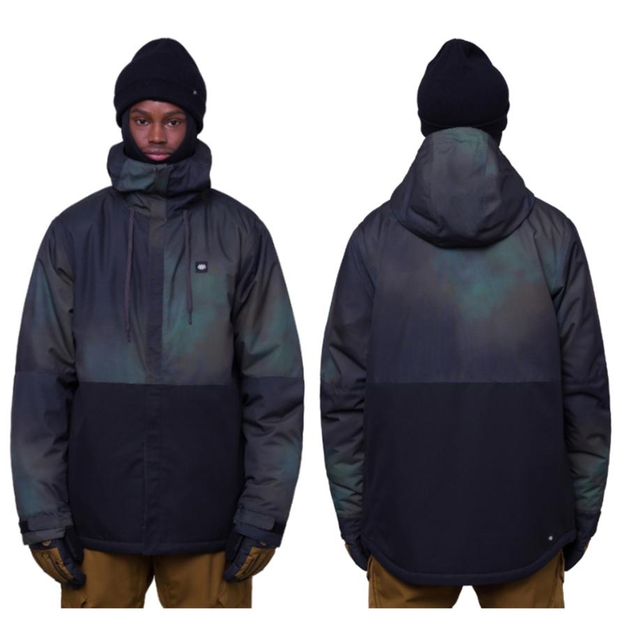 日本正規品 スノーボード ウェア シックスエイトシックス ジャケット 23-24 686 MEN'S FOUNDATION INSULATED JACKET Spray Colorblock メンズ 男性
