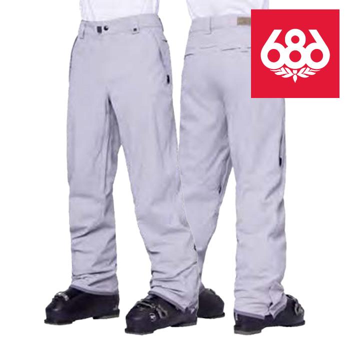 686 ロクハチロク MEN'S STANDARD SHELL PANT Grey 23-24 スノーボード ウェア