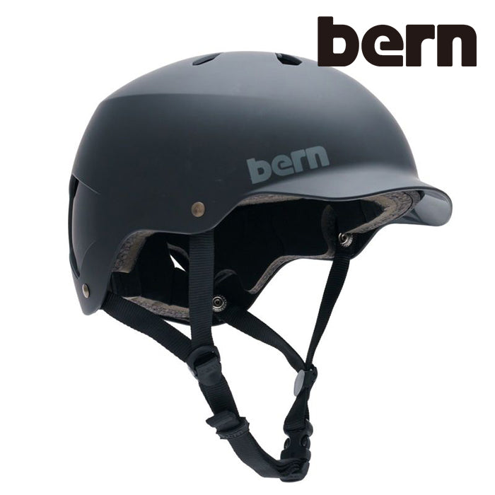 BERN HELMET バーン ヘルメット 23-24 WATTS+ JAPAN FIT Matte Black ジャパンフィット プロテクター  スノーボード スノボ スキー 日本正規品