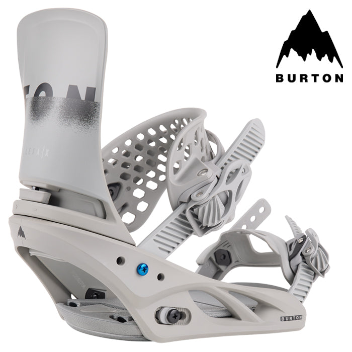 日本正規品 スノーボード ビンディング バートン レクサ エックス リフレックス 金具 23-24 BURTON WOMEN'S LEXA X Re:Flex Gray/Logo バインディング スノボー