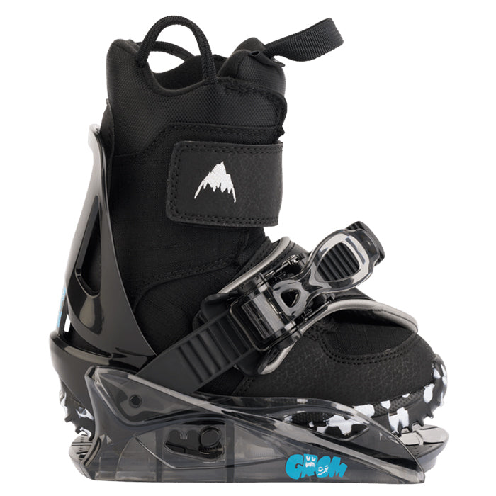日本正規品 スノーボード バインディング バートン ミニ グロム ディスク 金具 23-24 BURTON KIDS' MINI GROM DISC Black バインディング キッズ 子供 スノボー