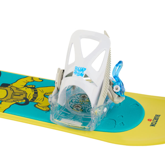 日本正規品 スノーボード バインディング バートン ミニ グロム ディスク 金具 23-24 BURTON KIDS' MINI GROM DISC White バインディング キッズ 子供 スノボー