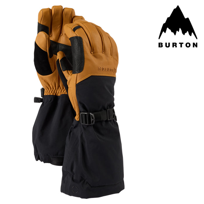 日本正規品 スノーボード グローブ バートン 23-24 BURTON [AK] EXPEDITION GORE-TEX GLOVES  Honey/True Black ゴアテックス ミトン ミット手袋