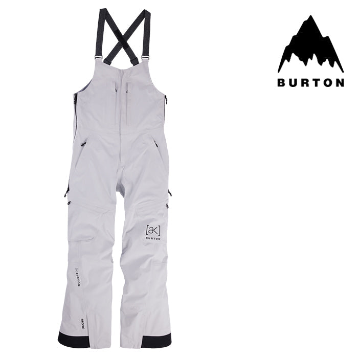 BURTON WOMEN'S バートン ウェア パンツ 23-24 [AK] KIMMY GORE-TEX 3L STRETCH BIB PANTS  Gray Cloud ウィメンズ ビブパンツ スノーボード 日本正規品 予約