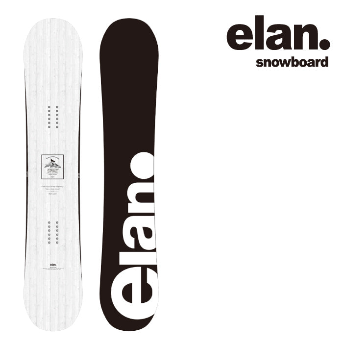 ELAN エラン スノーボード 板 23-24 SPIKE White Camber UNISEX