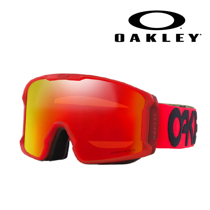 日本正規品 スノーボード ゴーグル オークリー 23-24 OAKLEY LINE MINER L Matte B1B Redline/Pr