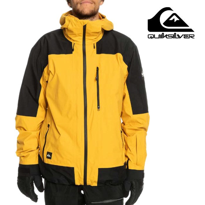 日本正規品 スノーボード ウェア クイックシルバー ジャケット 23-24 QUIKSILVER ULTRALIGHT GORE-TEX JK YKM0 Mineral Yellow EQYTJ03424 MEN'S