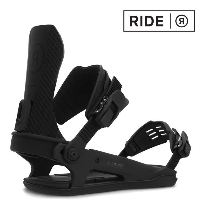 23-24 RIDE Snowboard C - 10 Black ライド バインディング オールマウンテン カービング パウダー バックカントリー フリースタイル グラトリ ラントリ スノーボード メンズ ユニセックス