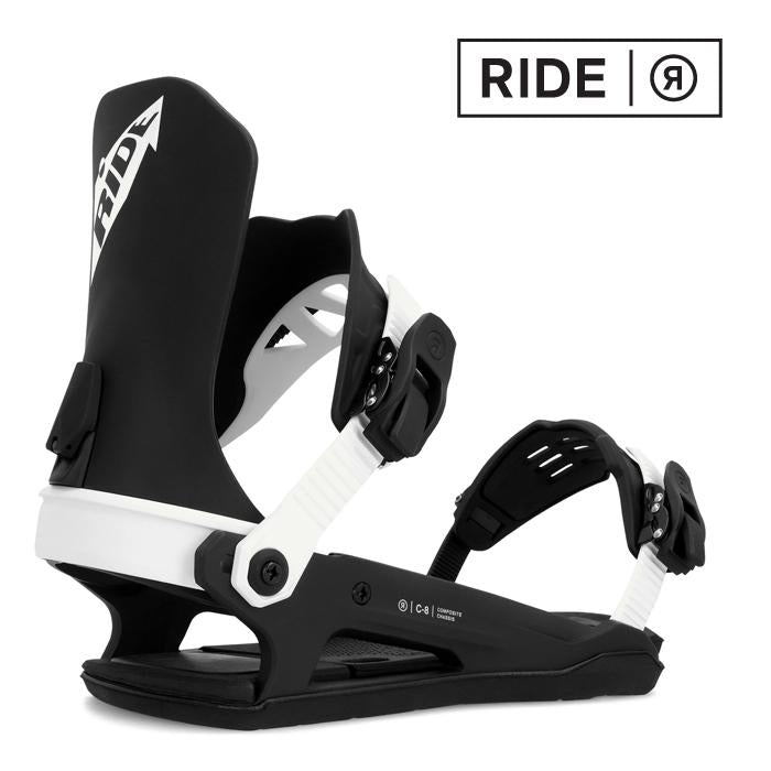 23-24 RIDE Snowboard C - 8 Black ライド バインディング オールマウンテン カービング パウダー バックカントリー フリースタイル グラトリ ラントリ スノーボード メンズ ユニセックス