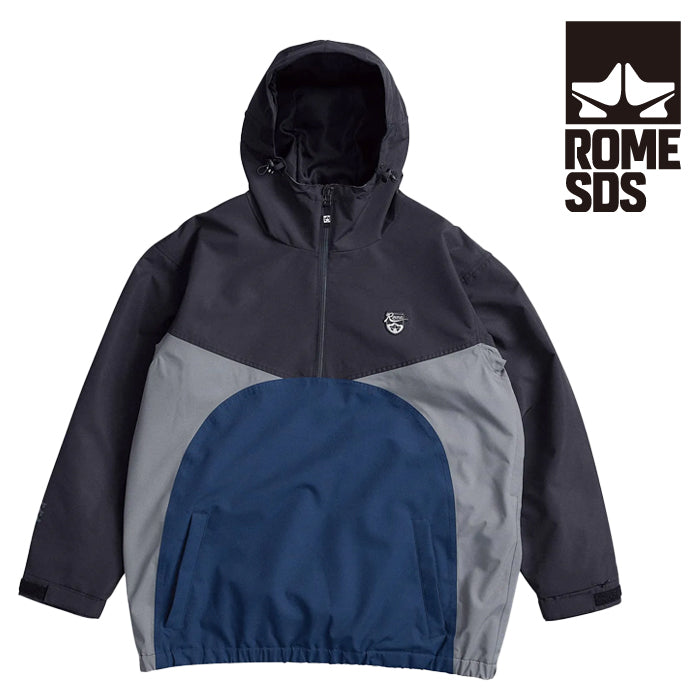 日本正規品 スノーボード ウェア ローム ジャケット 23-24 ROME SDS OG PULLOVER Jacket Black REL