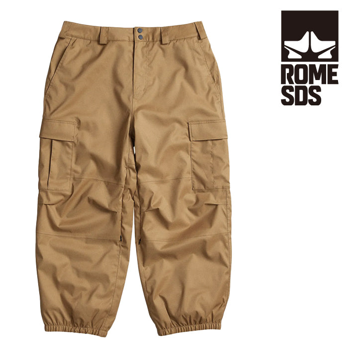 日本正規品 スノーボード ウェア ローム パンツ 23-24 ROME SDS BAGGY CARGO Pants Chino BAGGY FIT UNISEX ユニセックス 男性 女性
