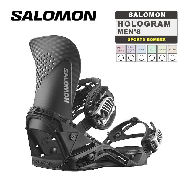 日本正規品 スノーボード ビンディング サロモン ホログラム 23-24 SALOMON HOLOGRAM Black MEN'S バインデ