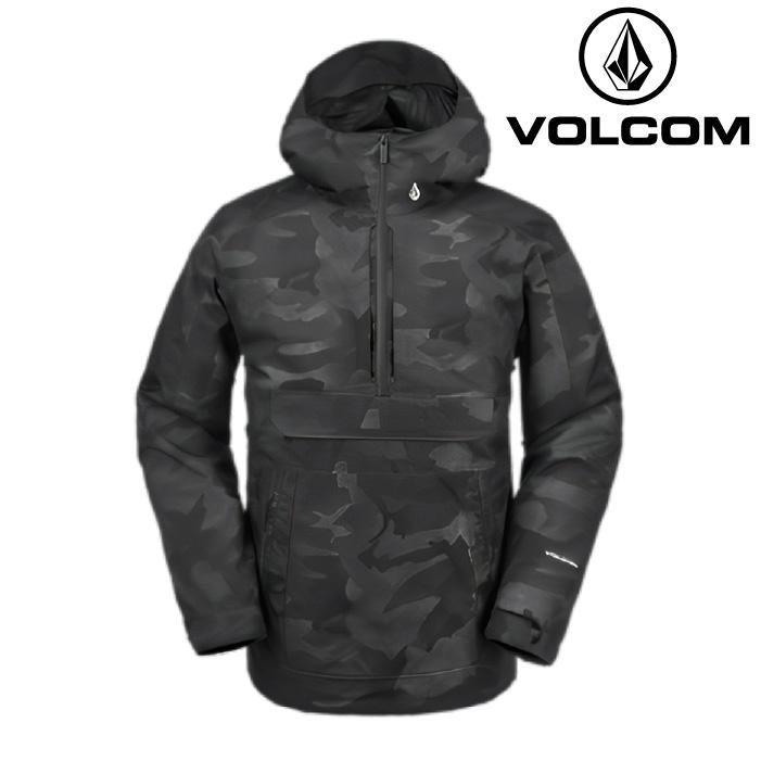 VOLCOM WEAR ボルコム ウェア ジャケット 23-24 BRIGHTON PULLOVER BCO-Black Camo G0652408  MEN'S メンズ 男性 プルオーバー スノーボード 日本正規品 即納