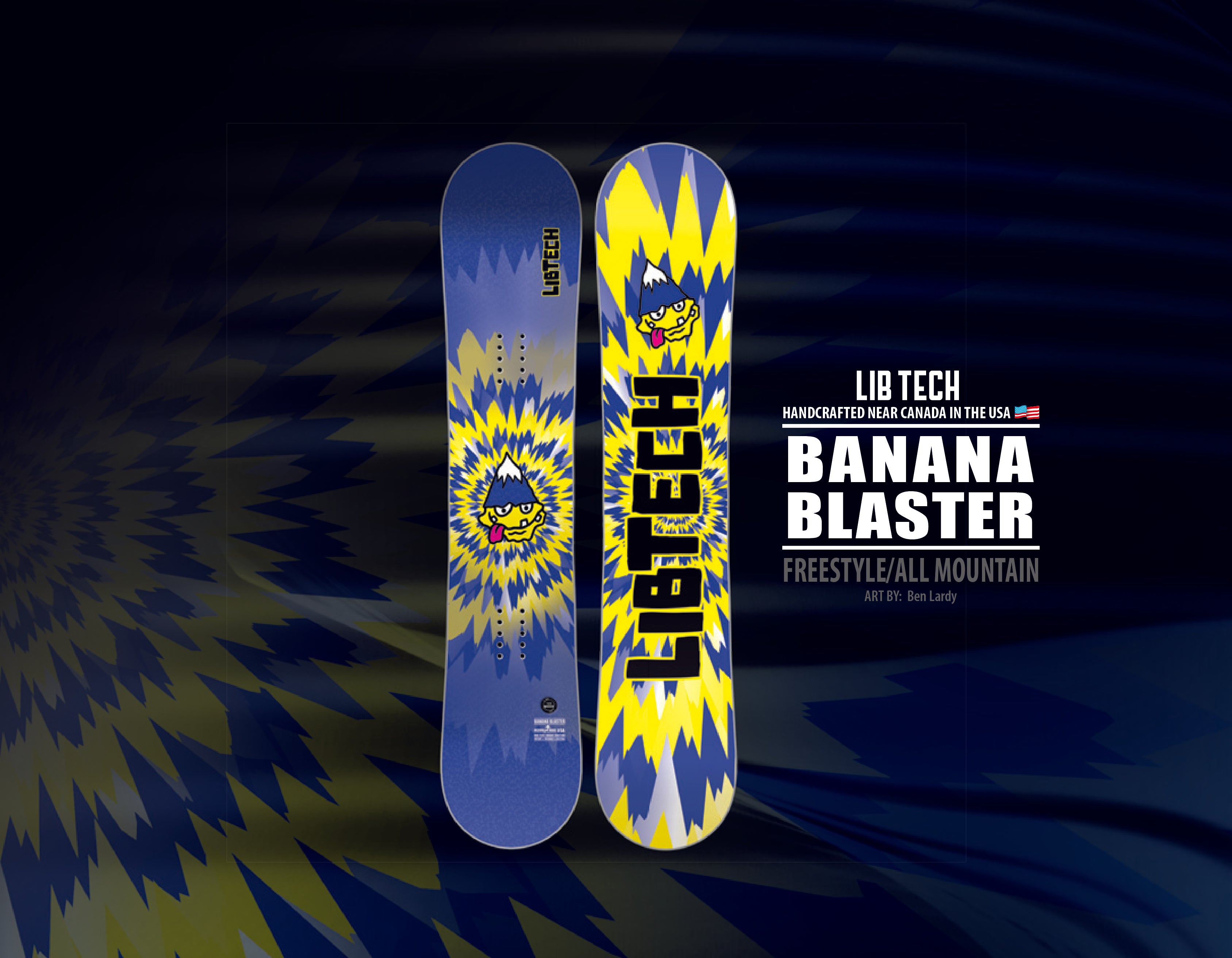 スノーボード ボード LIBTECH BANANA BLASTER 日本正規品 送料無料 24-25