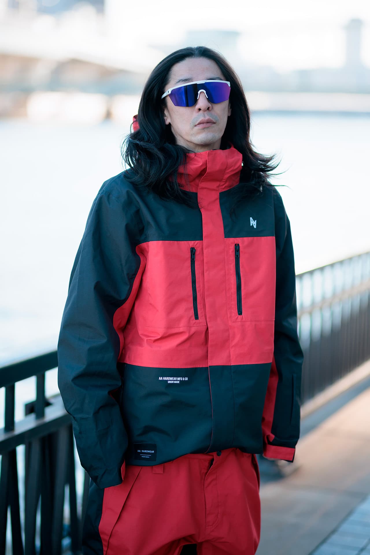 スノーボード ウェア ダブルエー AA CANYON JACKET GRAY BLUE 送料無料 日本正規品 予約商品 店頭受け取り可能