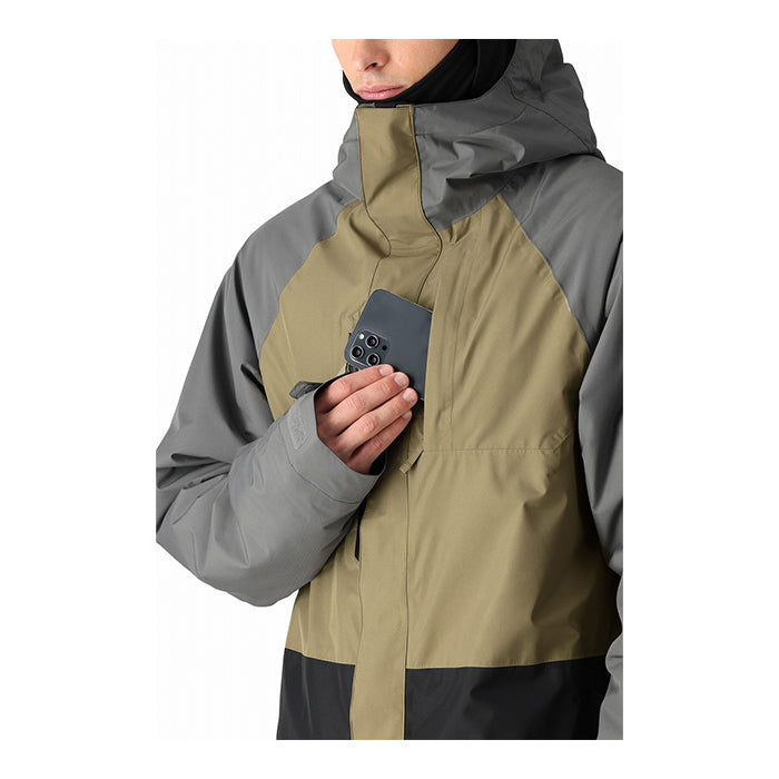 686 six eight six 24-25 Collection GORE-TEX CORE INSULATED JACKET 早期予約 スノーボード ウェア シックスエイトシックス ロクハチロク ゴアテックス スノーボードウェア カービング パウダー バックカントリー グラトリ メンズ