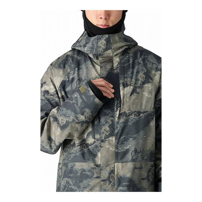686 six eight six 24-25 Collection GORE-TEX CORE SHELL JACKET 早期予約 スノーボード ウェア シックスエイトシックス ロクハチロク ゴアテックス スノーボードウェア カービング パウダー バックカントリー グラトリ メンズ