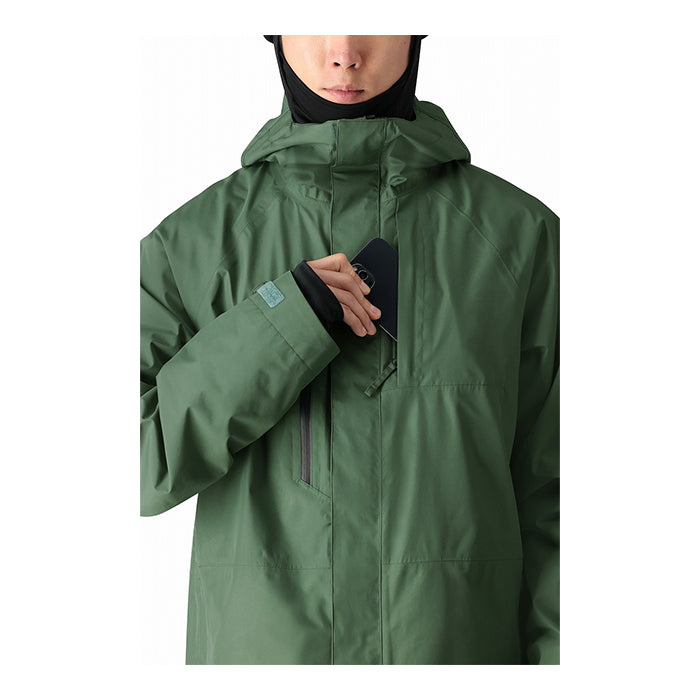 686 six eight six 24-25 Collection GORE-TEX CORE SHELL JACKET 早期予約 スノーボード ウェア シックスエイトシックス ロクハチロク ゴアテックス スノーボードウェア カービング パウダー バックカントリー グラトリ メンズ