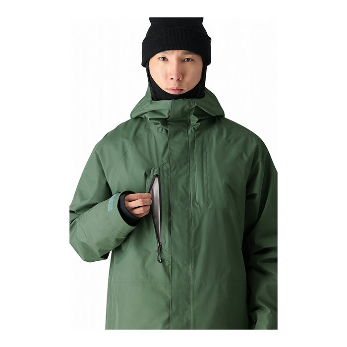 686 six eight six 24-25 Collection GORE-TEX CORE SHELL JACKET 早期予約 スノーボード ウェア シックスエイトシックス ロクハチロク ゴアテックス スノーボードウェア カービング パウダー バックカントリー グラトリ メンズ