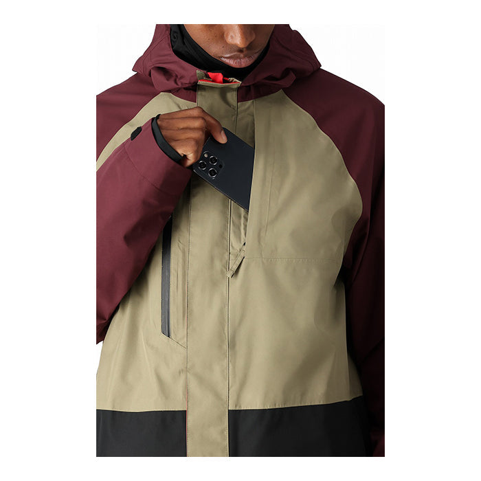 686 six eight six 24-25 Collection GORE-TEX CORE SHELL JACKET 早期予約 スノーボード ウェア シックスエイトシックス ロクハチロク ゴアテックス スノーボードウェア カービング パウダー バックカントリー グラトリ メンズ