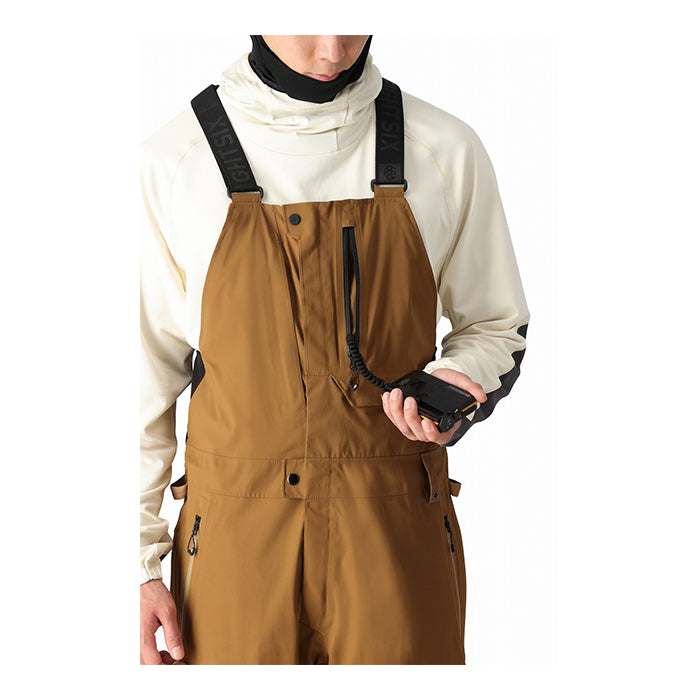 686 six eight six 24-25 Collection GORE-TEX STRETCH DSIPATCH BIB 早期予約 スノーボード ウェア シックスエイトシックス ロクハチロク ゴアテックス スノーボードウェア カービング パウダー バックカントリー グラトリ メンズ