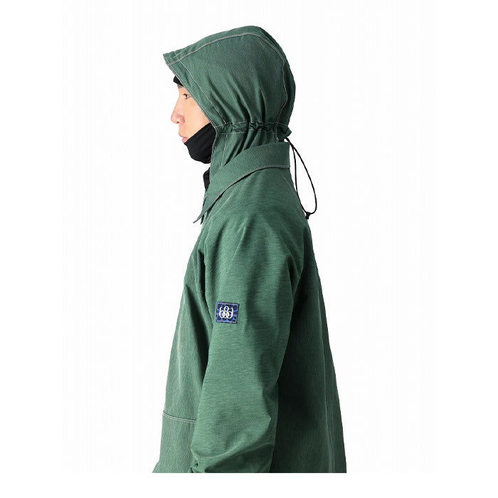 686 six eight six 24-25 Collection DOJO SHELL JACKET 早期予約 スノーボード ウェア シックスエイトシックス ロクハチロク スノーボードウェア カービング パウダー バックカントリー グラトリ メンズ