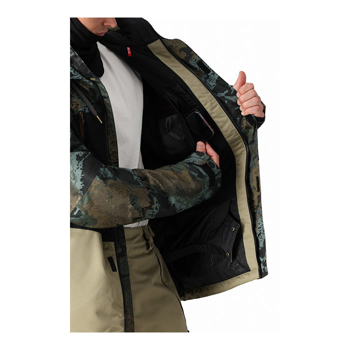 686 six eight six 24-25 Collection GEO INSULATED JACKET 早期予約 スノーボード ウェア シックスエイトシックス ロクハチロク スノーボードウェア カービング パウダー バックカントリー グラトリ メンズ