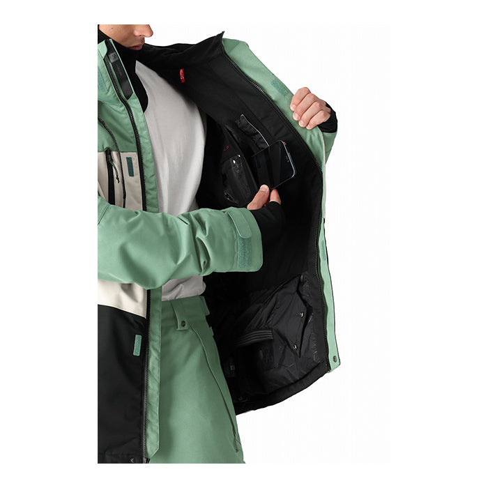686 six eight six 24-25 Collection GEO INSULATED JACKET 早期予約 スノーボード ウェア シックスエイトシックス ロクハチロク スノーボードウェア カービング パウダー バックカントリー グラトリ メンズ