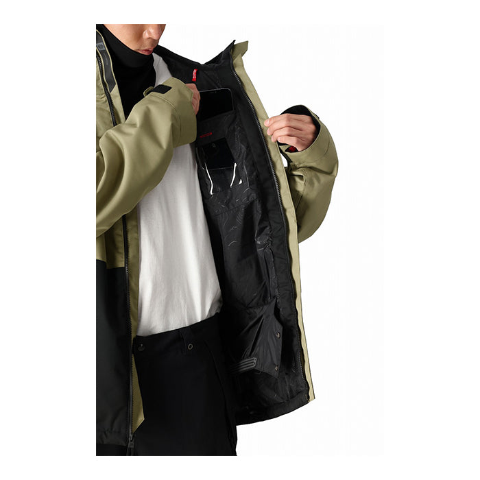 686 six eight six 24-25 Collection FOUNDATION INSULATED JACKET 早期予約 スノーボード ウェア シックスエイトシックス ロクハチロク スノーボードウェア カービング パウダー バックカントリー グラトリ メンズ