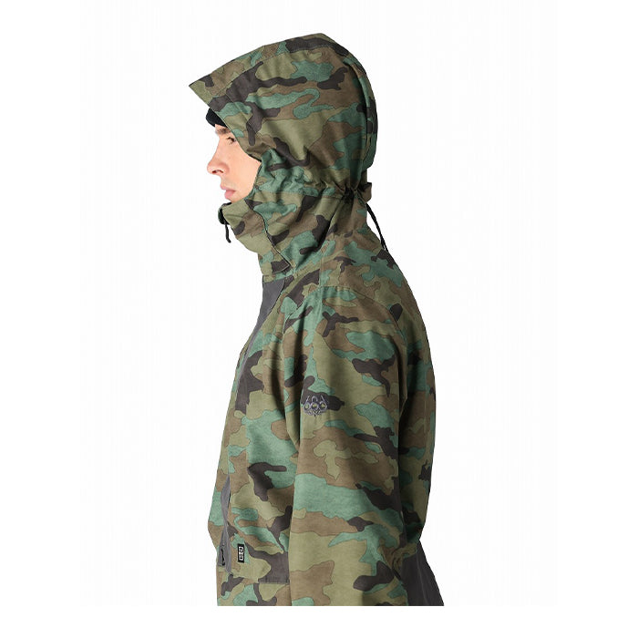 686 six eight six 24-25 Collection GHOST 2.5L SHELL ANORAK 早期予約 スノーボード ウェア シックスエイトシックス ロクハチロク スノーボードウェア カービング パウダー バックカントリー グラトリ メンズ