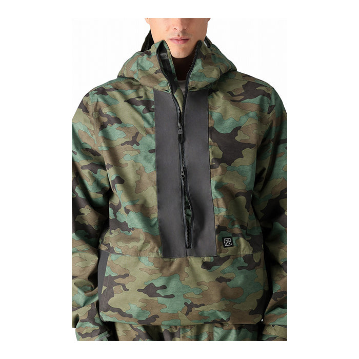 686 six eight six 24-25 Collection GHOST 2.5L SHELL ANORAK 早期予約 スノーボード ウェア シックスエイトシックス ロクハチロク スノーボードウェア カービング パウダー バックカントリー グラトリ メンズ