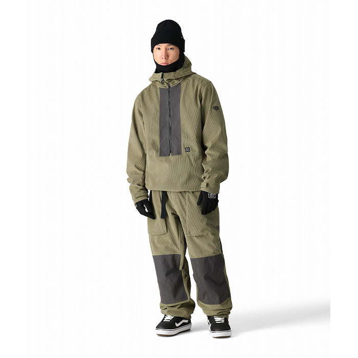 686 six eight six 24-25 Collection GHOST 2.5L SHELL ANORAK 早期予約 スノーボード ウェア シックスエイトシックス ロクハチロク スノーボードウェア カービング パウダー バックカントリー グラトリ メンズ
