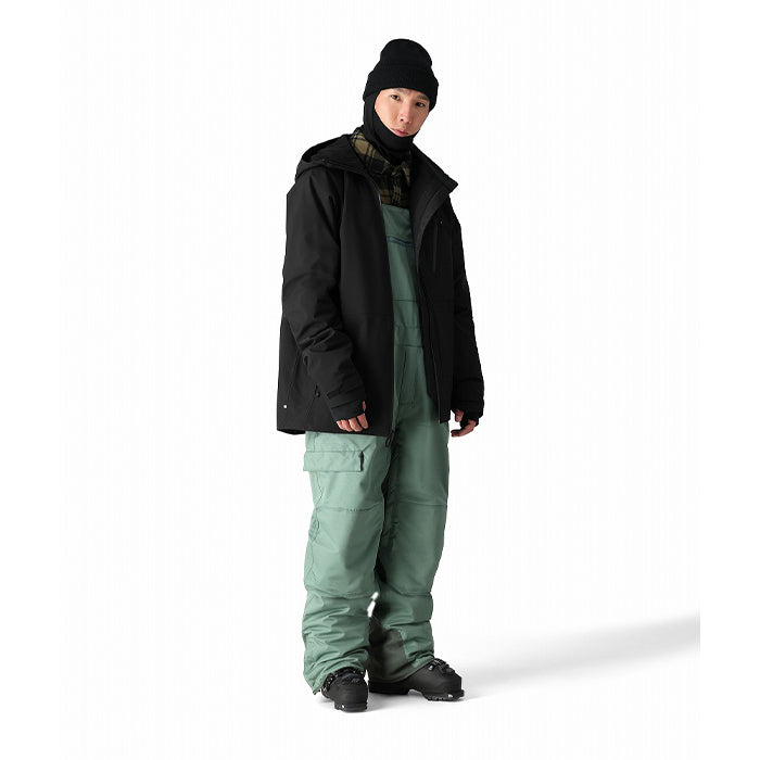 686 six eight six 24-25 Collection HOT LAP INSULATED BIB 早期予約 スノーボード ウェア シックスエイトシックス ロクハチロク スノーボードウェア カービング パウダー バックカントリー グラトリ メンズ