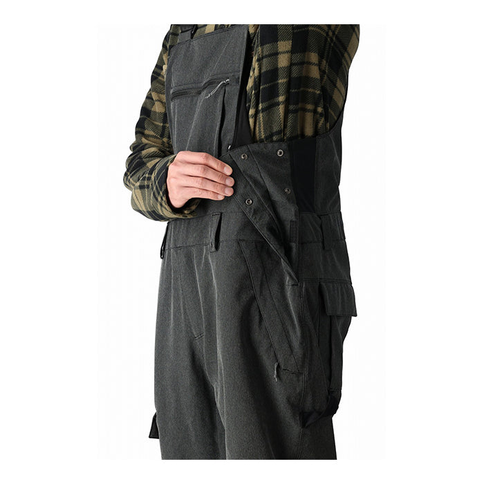 686 six eight six 24-25 Collection HOT LAP INSULATED BIB 早期予約 スノーボード ウェア シックスエイトシックス ロクハチロク スノーボードウェア カービング パウダー バックカントリー グラトリ メンズ