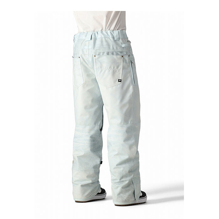 686 six eight six 24-25 Collection DECONSTRUCTED DENIM PANT 早期予約 スノーボード ウェア シックスエイトシックス ロクハチロク スノーボードウェア カービング パウダー バックカントリー グラトリ メンズ