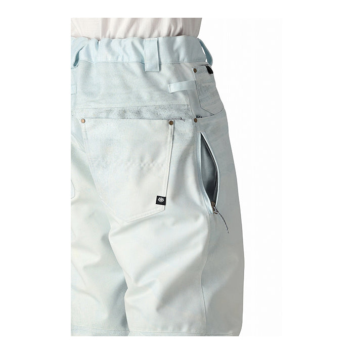 686 six eight six 24-25 Collection DECONSTRUCTED DENIM PANT 早期予約 スノーボード ウェア シックスエイトシックス ロクハチロク スノーボードウェア カービング パウダー バックカントリー グラトリ メンズ