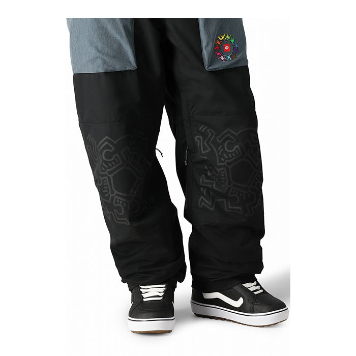 686 six eight six 24-25 Collection KEITH HARING GHOST PANT 早期予約 スノーボード ウェア シックスエイトシックス ロクハチロク スノーボードウェア カービング パウダー バックカントリー グラトリ メンズ